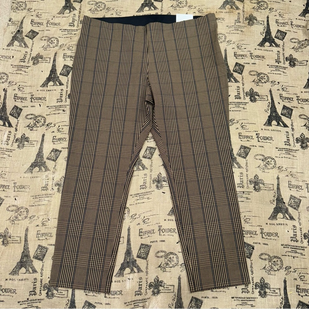 A New Day  Plaid High-Rise Fitted Hip & Thigh Stretch Skinny Ankle Pant - Picture 4 of 16